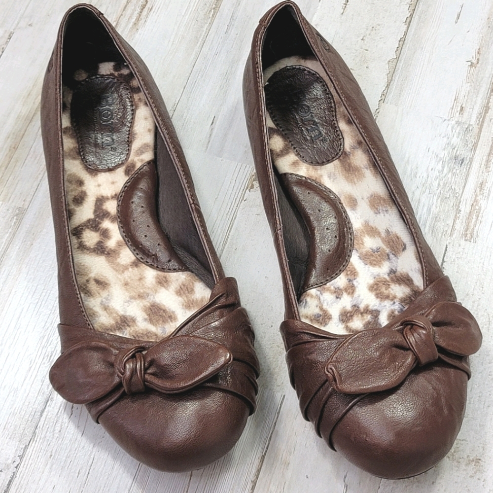 Womens Born "Molly" Knotted Ballet Flats Size:8